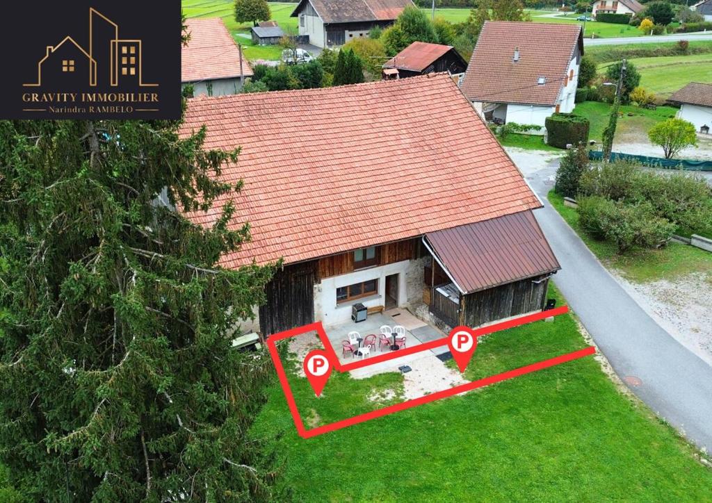 Zahrada ubytování Spacieux T2 avec jardin - Marignier