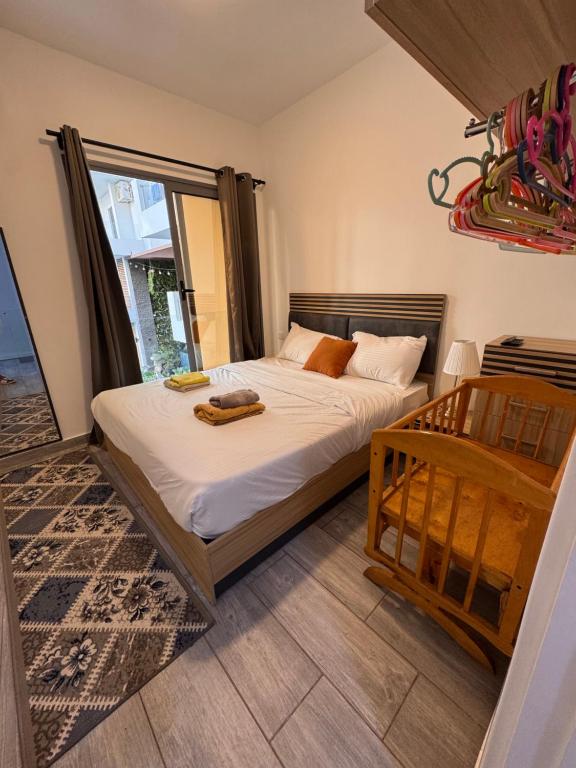 Postel nebo postele na pokoji v ubytování Imperial resort Hurgarda