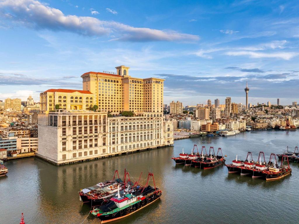 Γενική άποψη της πόλης Μακάο ή θέα της πόλης από  αυτό το ξενοδοχείο