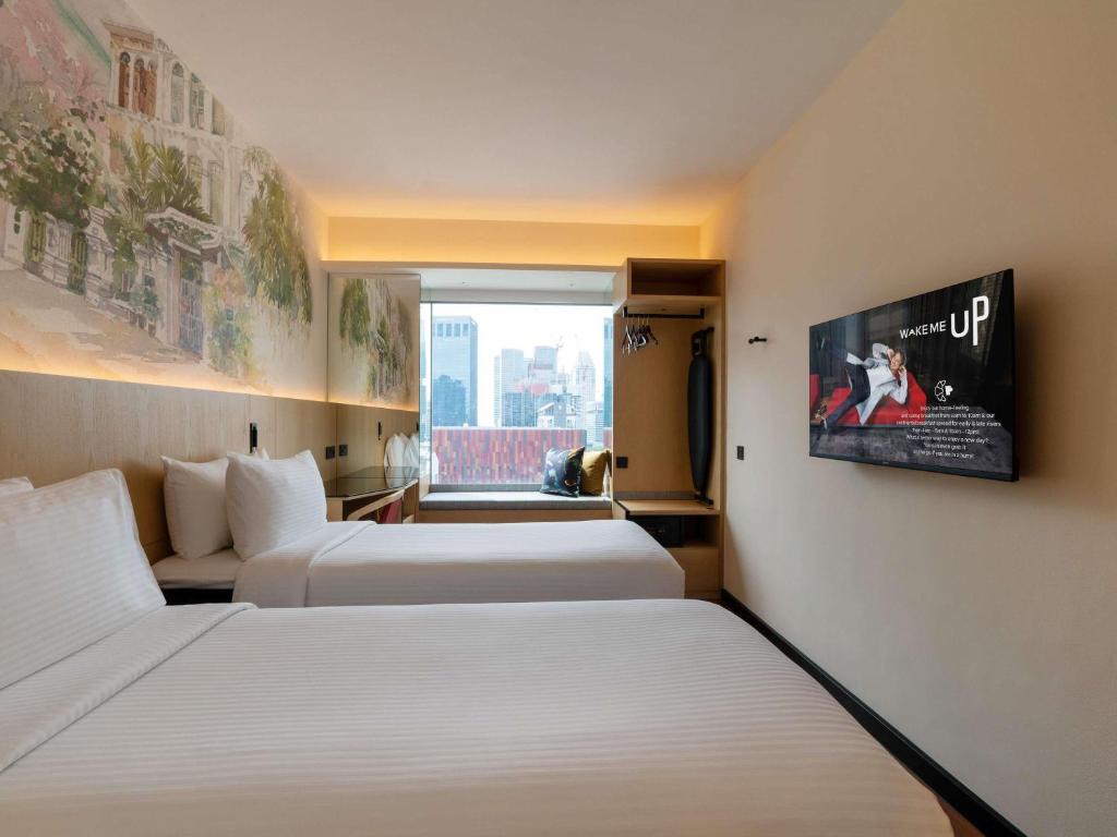 TV/trung tâm giải trí tại Ibis Singapore on Bencoolen - Newly Renovated