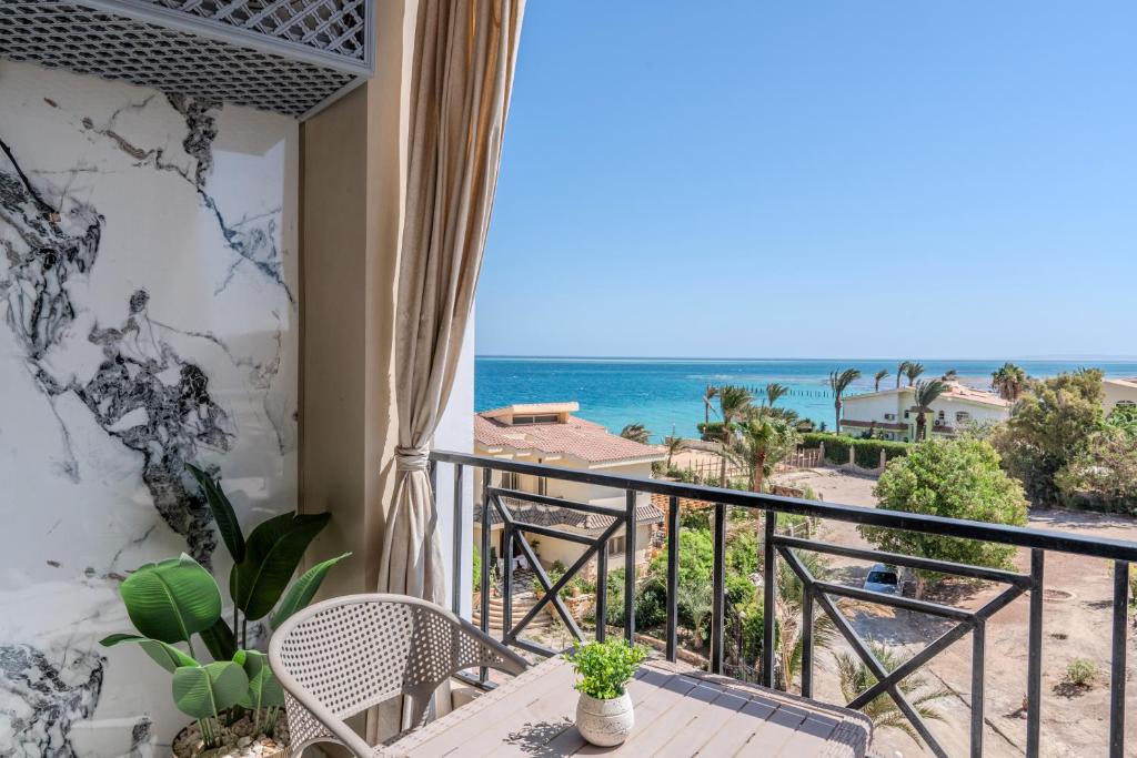 Meerblick Apartment, Pool & Strandzugang