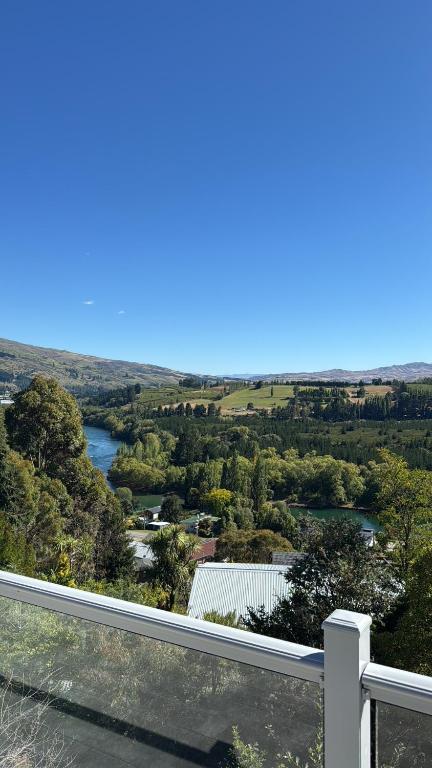 a view of a river from the balcony of a house at Entire home in Roxburgh in Roxburgh