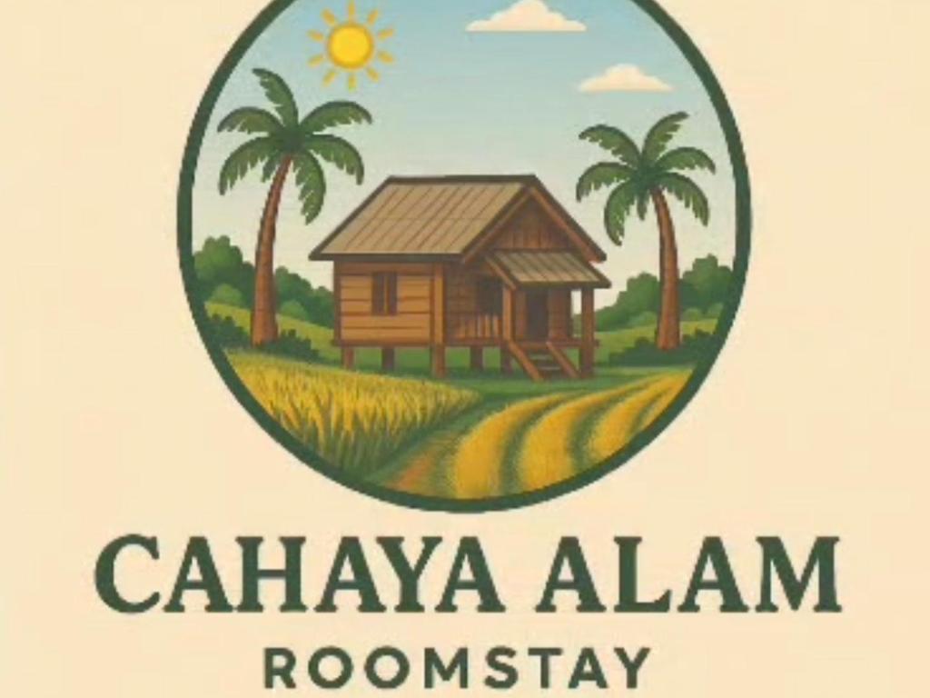 a sign that says calaya alam romanromyography at Cahaya Alam Roomstay in Ketereh