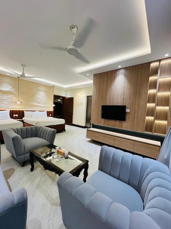 Posezení v ubytování Royal Palace Boutique Hotel