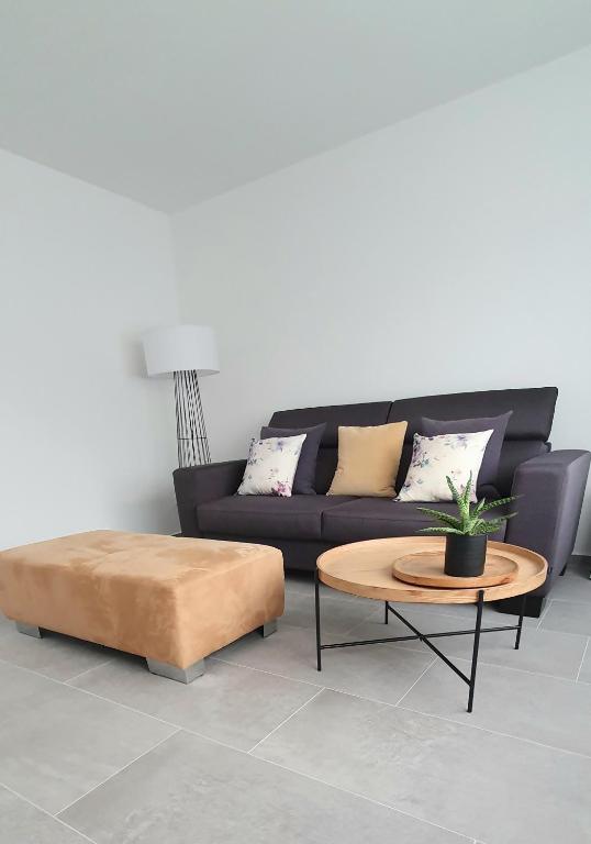 Zona d'estar a Ferienwohnung AlbMe