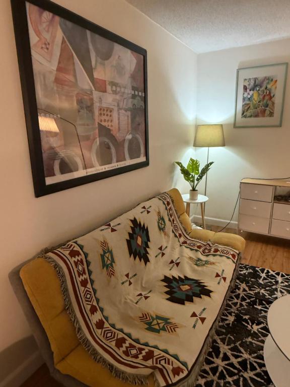 Posezení v ubytování 3 Bedroom 2min to Dodger Stadium