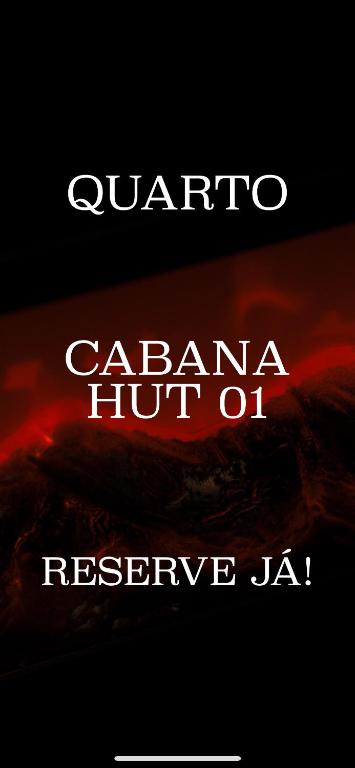 a poster for a movie with the words cabinanoigunigunjad at Pousada GPC in Macaé