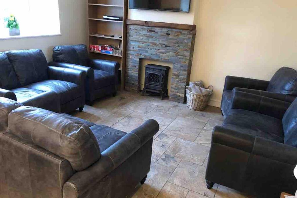 Et opholdsområde på Calm country cottage