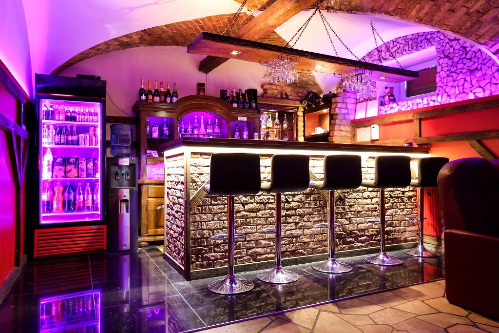 Lounge nebo bar v ubytování Riga Well Hotel