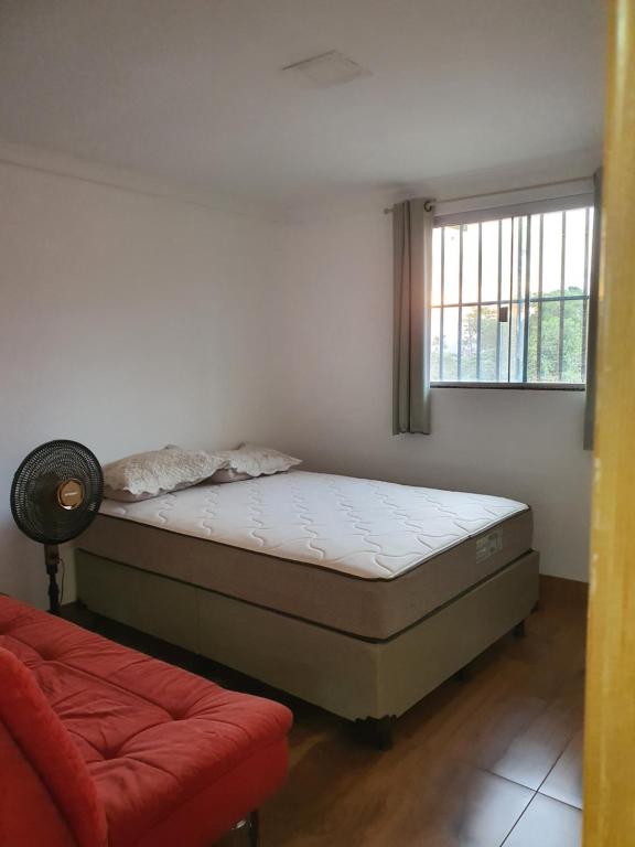 Postel nebo postele na pokoji v ubytování Rancho Girassol - Corumbá 4 Alexânia - GO