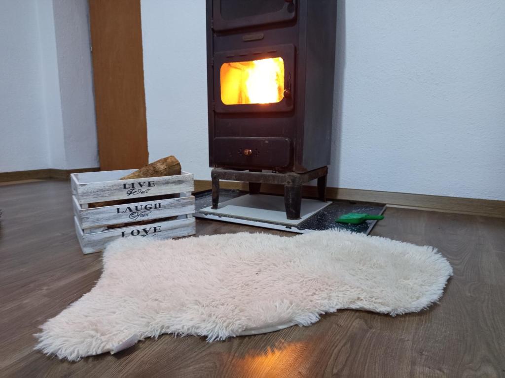 Posezení v ubytování Taku Villa Wonderful view of Lake Ohrid