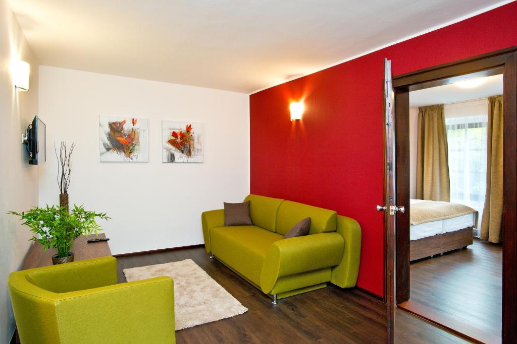 Posezení v ubytování Hotel U Hada Žatec
