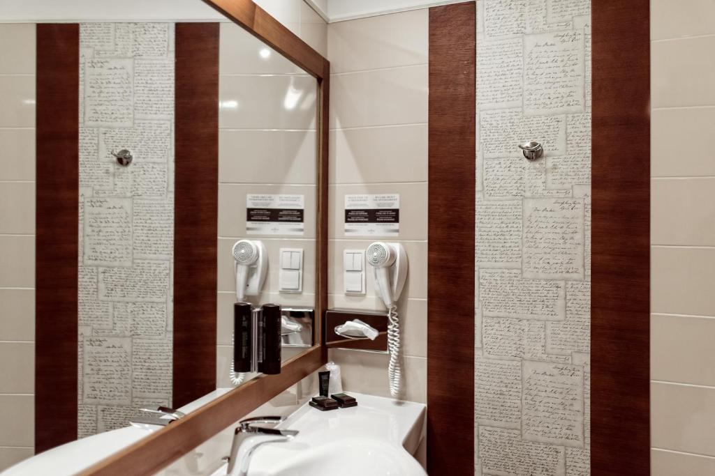 Kúpeľňa v ubytovaní Hotel Wieniawski