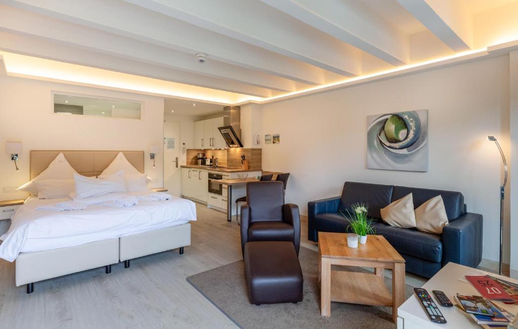 Postel nebo postele na pokoji v ubytování Baltic