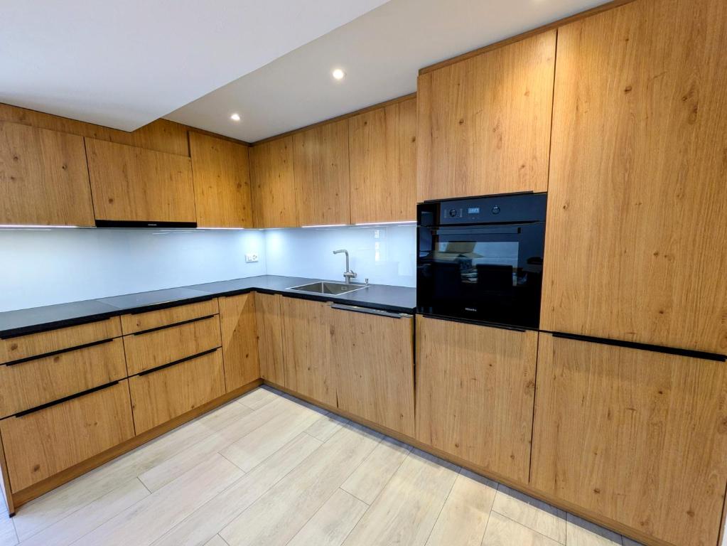 Kuchyň nebo kuchyňský kout v ubytování Ferienwohnung Rosenburg