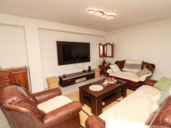 TV a/nebo společenská místnost v ubytování Apartman Elez