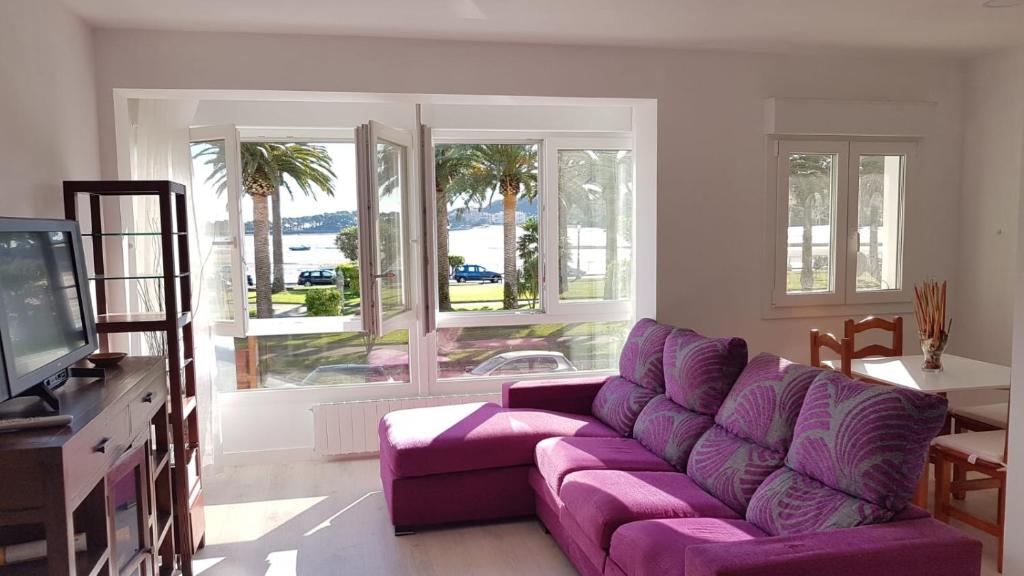 Posezení v ubytování Piso Nuria