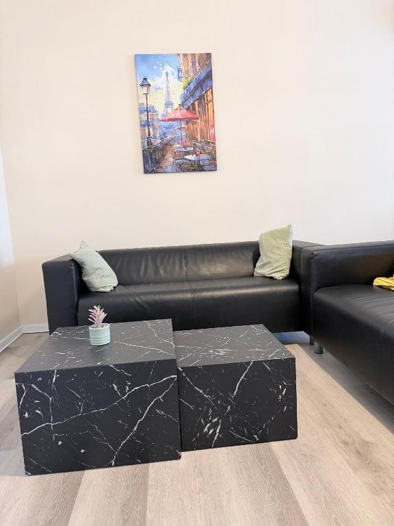 Et opholdsområde på Loft Riva, Smart TV, Klimanlage, Parkplatz fre, Minibar