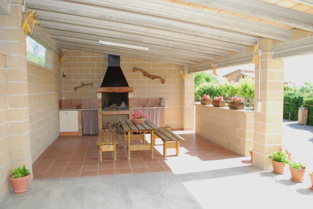 Patio nebo venkovní prostory v ubytování Cal Serveró