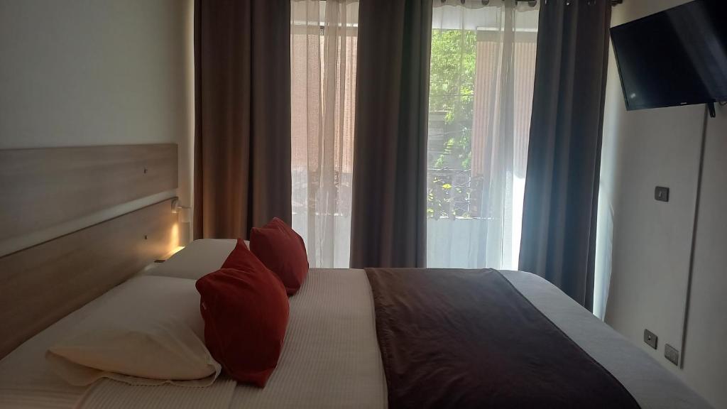 Postel nebo postele na pokoji v ubytování Apart Ingal