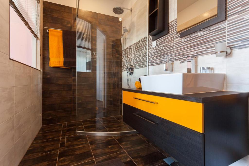 Kúpeľňa v ubytovaní Apartments Svetec