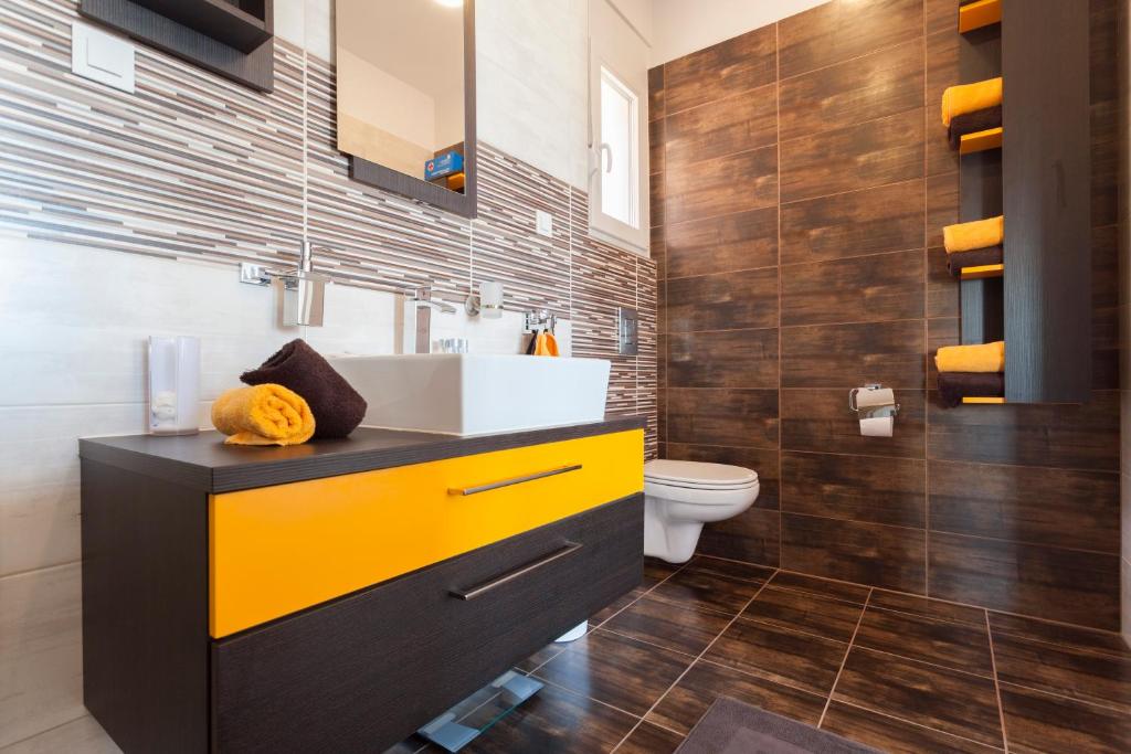 Kúpeľňa v ubytovaní Apartments Svetec