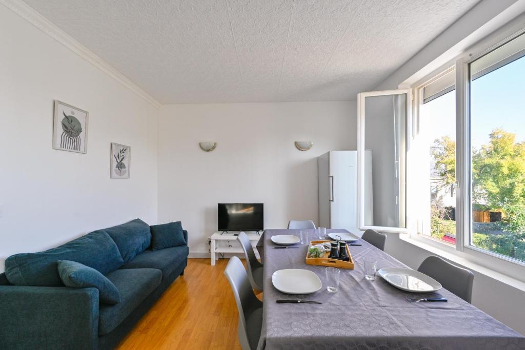 Posezení v ubytování L'Escale Brièronne - Confortable au cœur de la Brière