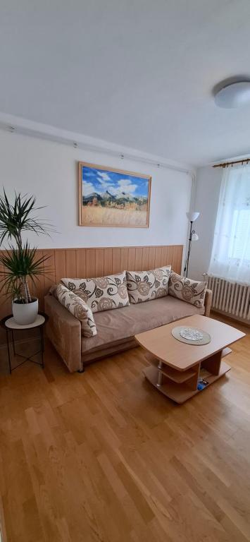 Χώρος καθιστικού στο Apartment KRIVÁŇ