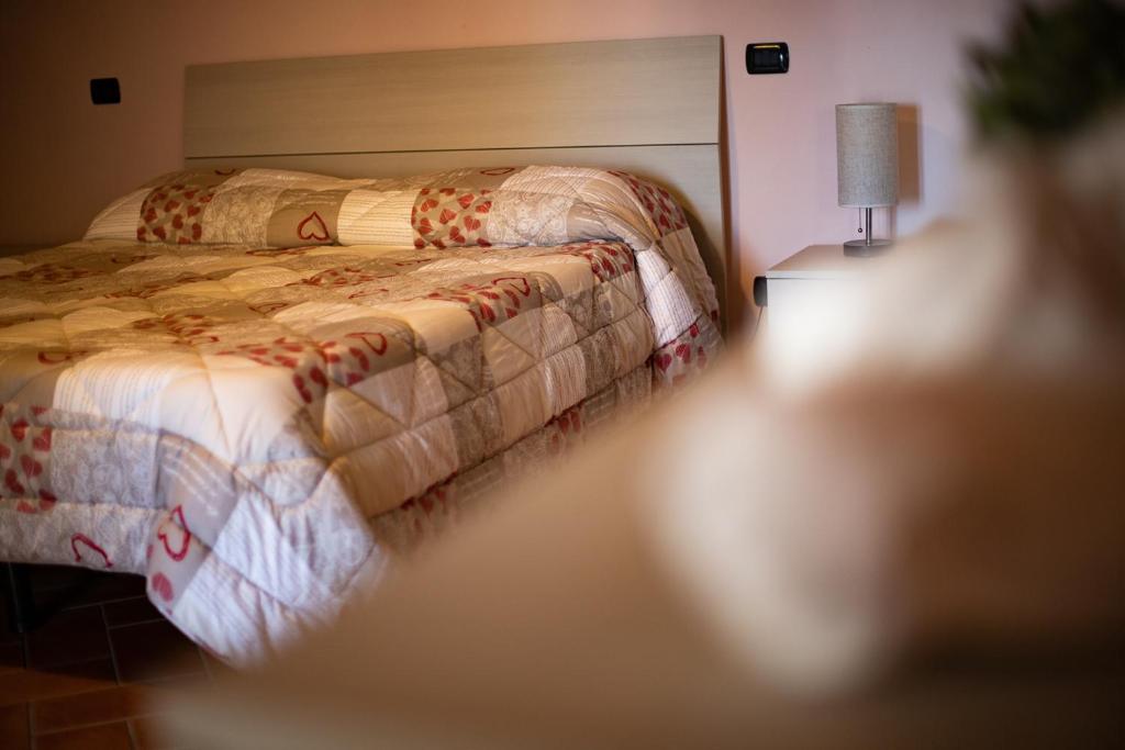Postel nebo postele na pokoji v ubytování La Rusacca Pacentro