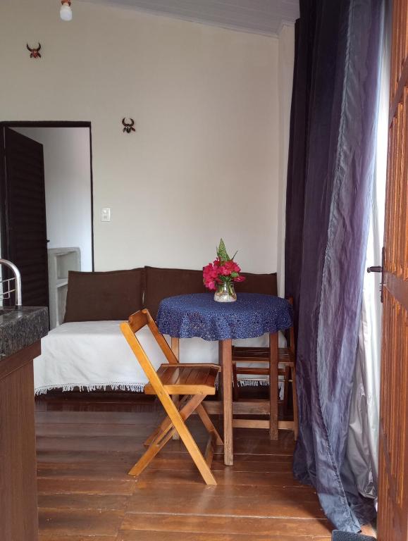 Una cama o camas en una habitación de Casarosapiri