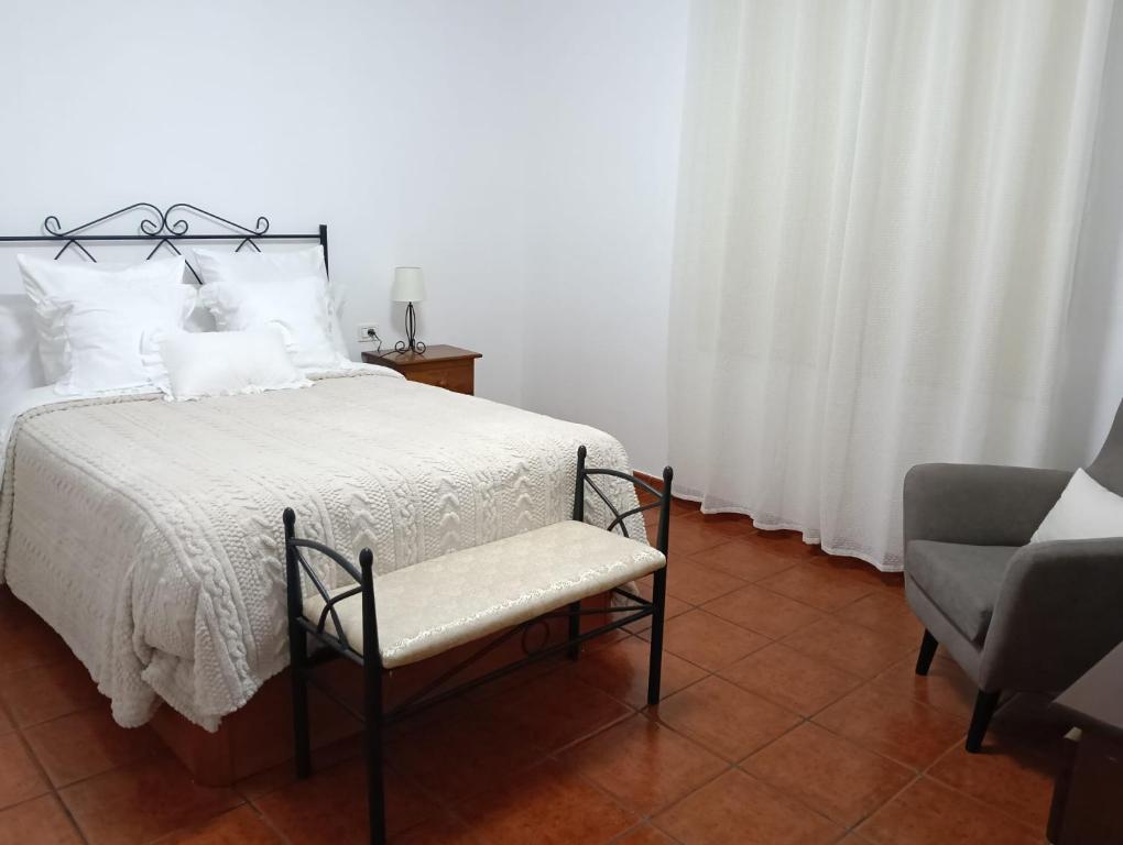 En eller flere senge i et værelse på La Viñita