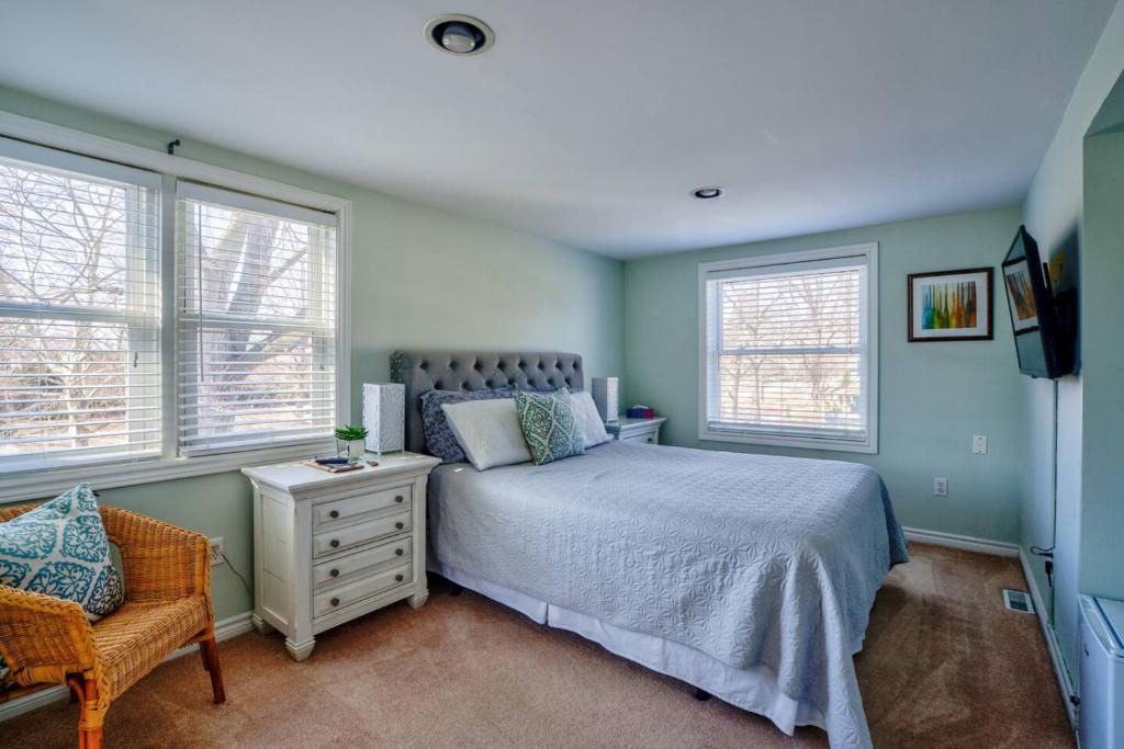 Ένα ή περισσότερα κρεβάτια σε δωμάτιο στο Riesling Room Old Town