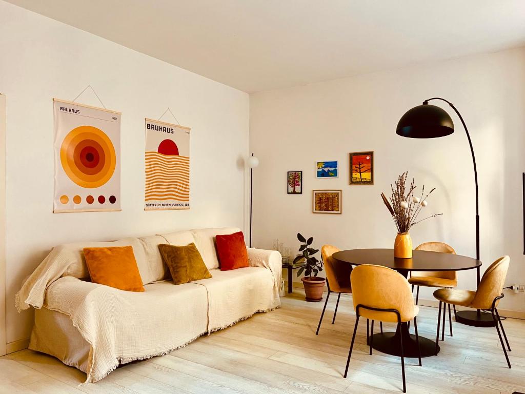 Χώρος καθιστικού στο New! La Corte, vicino al Duomo