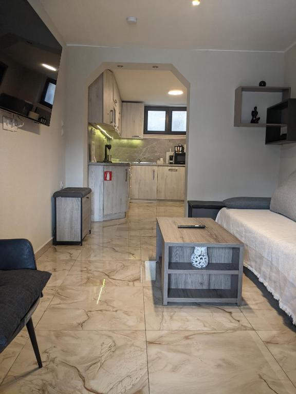 Kuchyň nebo kuchyňský kout v ubytování Emanuela Sea And Luxury