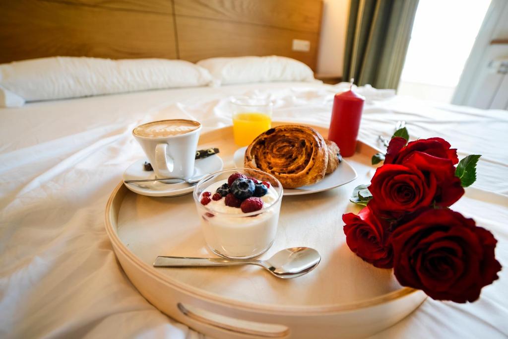 Opciones de desayuno disponibles en Hotel Crisol de las Rías
