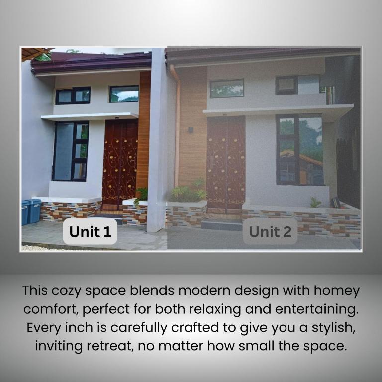 una representación de una casa con las palabras en Belnidoloft apartment near airport unit1, en El Nido