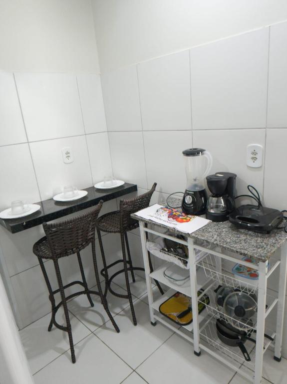 Kuchyň nebo kuchyňský kout v ubytování my sweet place 17