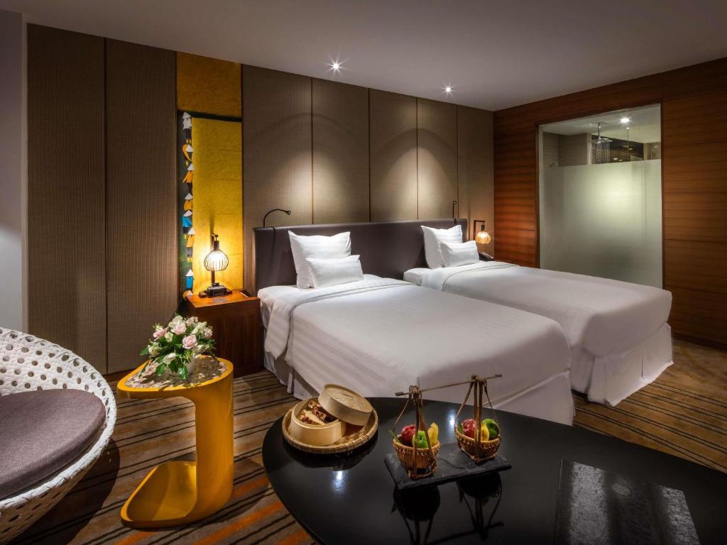 Phòng Superior 2 giường đơn nhìn ra cảnh thành phố