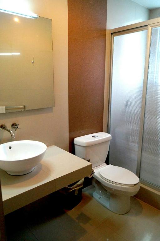 Koupelna v ubytování Palacio Rojo Hotel Familiar