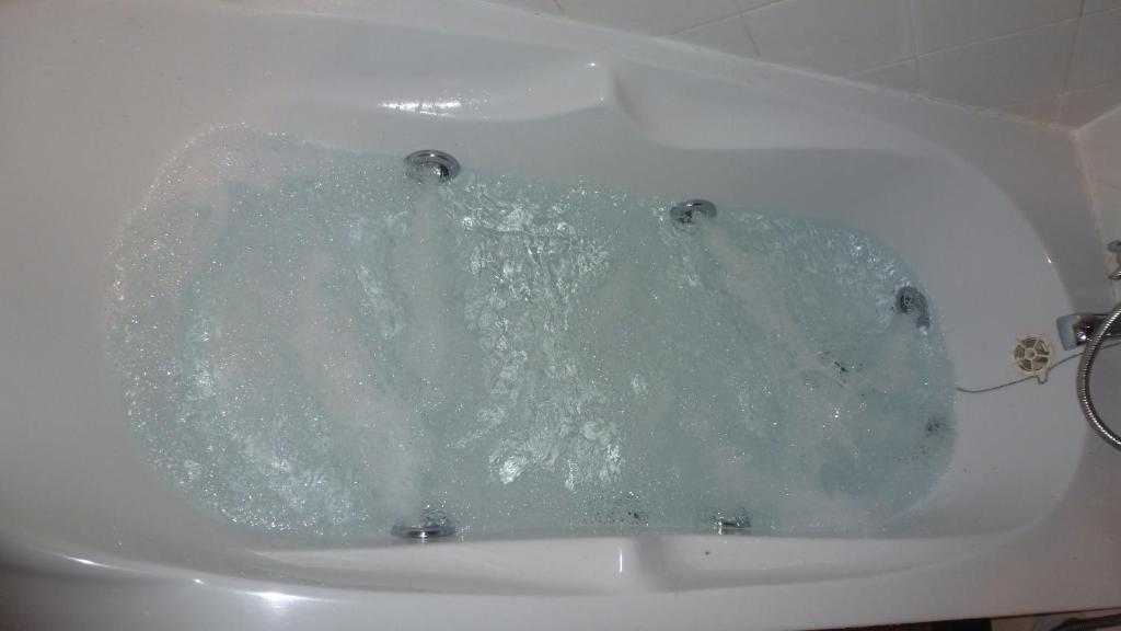 Koupelna v ubytování Hotel Galaroza Sierra