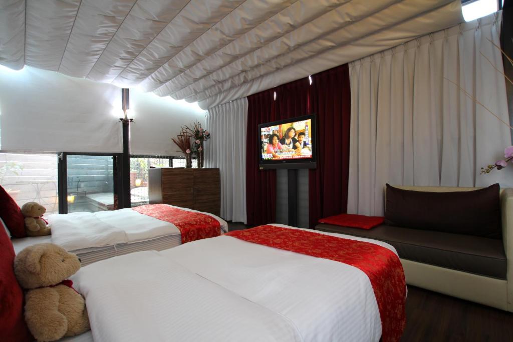 Tanxiang Resort Hotel Sun Moon Lake Harbour - Sun Moon Lake Pier - غرفة تنفيذية كينغ أو مزدوجة