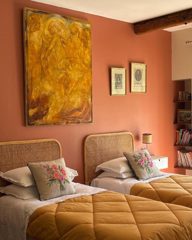 Domaine du Commandeur - Chambre Lits Jumeaux Avec Vue Sur Jardin