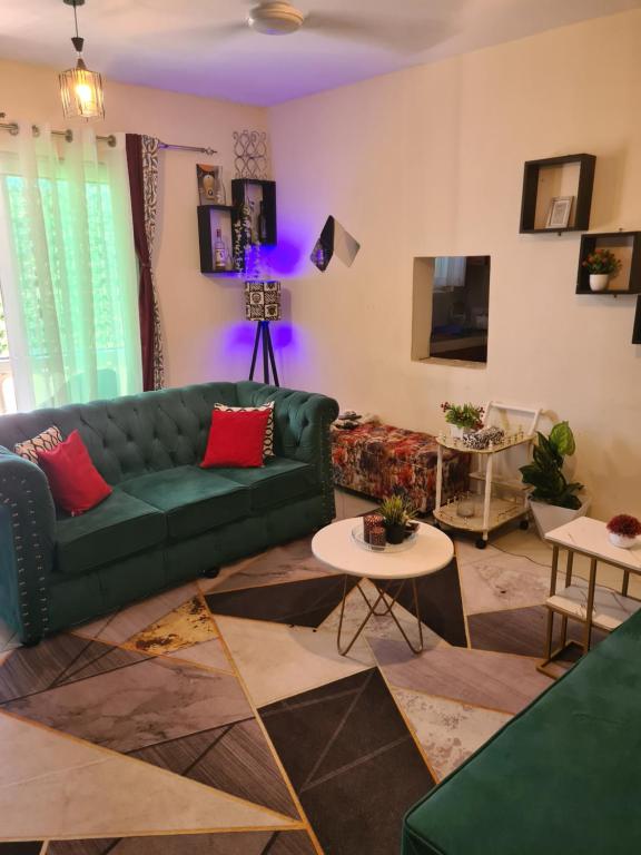 Posezení v ubytování Dee Apartment