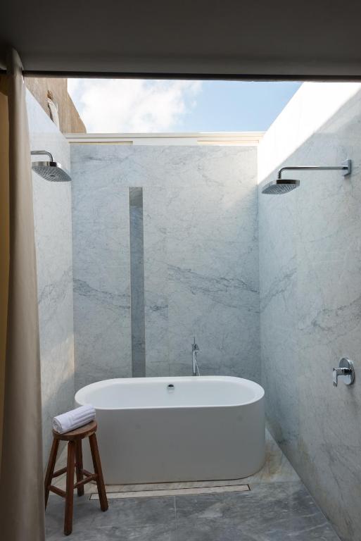 Koupelna v ubytování Dos Casas Hotel & Spa