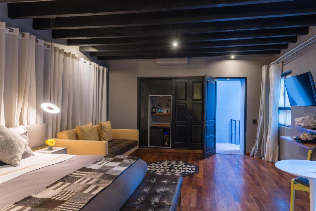 Posezení v ubytování Dos Casas Hotel & Spa