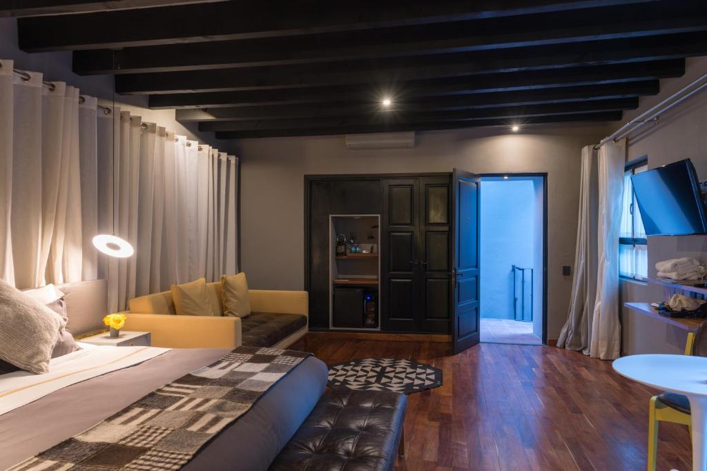 Posezení v ubytování Dos Casas Hotel & Spa