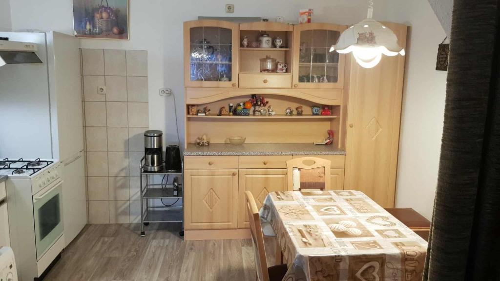 Kuchyň nebo kuchyňský kout v ubytování Kornmarkt