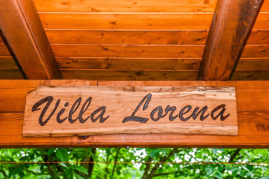 Certifikát, hodnocení, plakát nebo jiný dokument vystavený v ubytování Villa Lorena