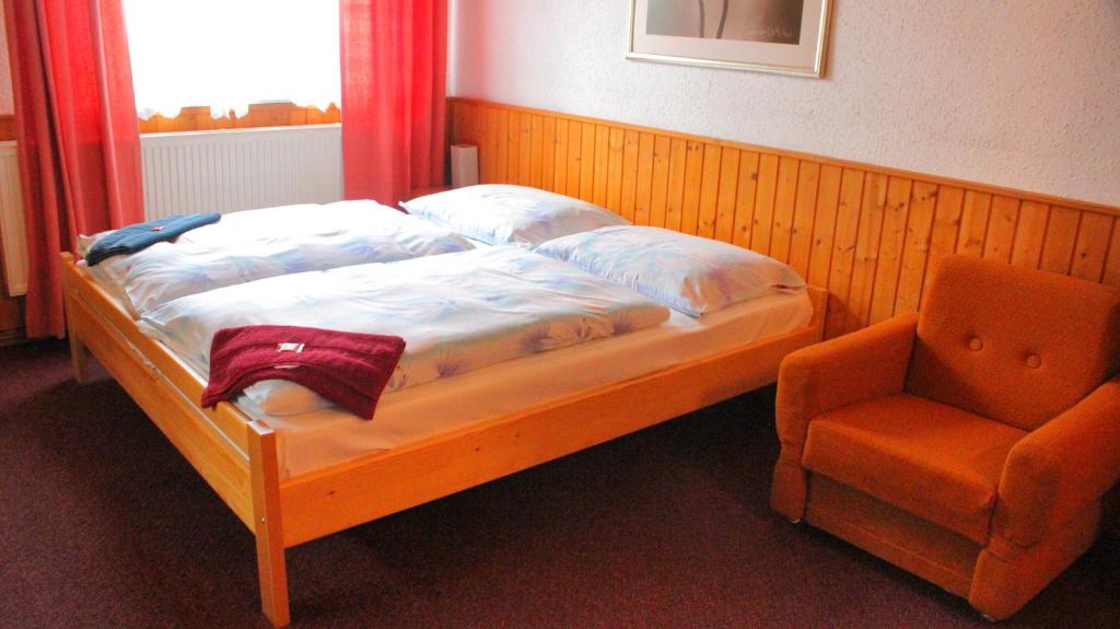 Postel nebo postele na pokoji v ubytování Chata Rosa