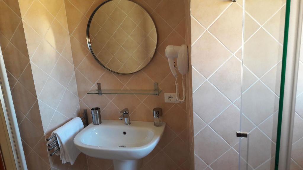 Koupelna v ubytování Camere Calocci